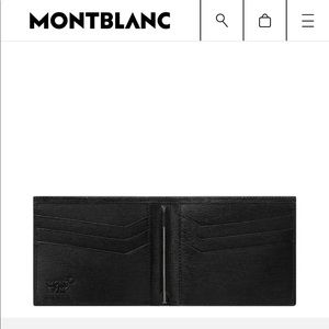 MONT BLANC 4810 Westside Wallet 6cc money clip small